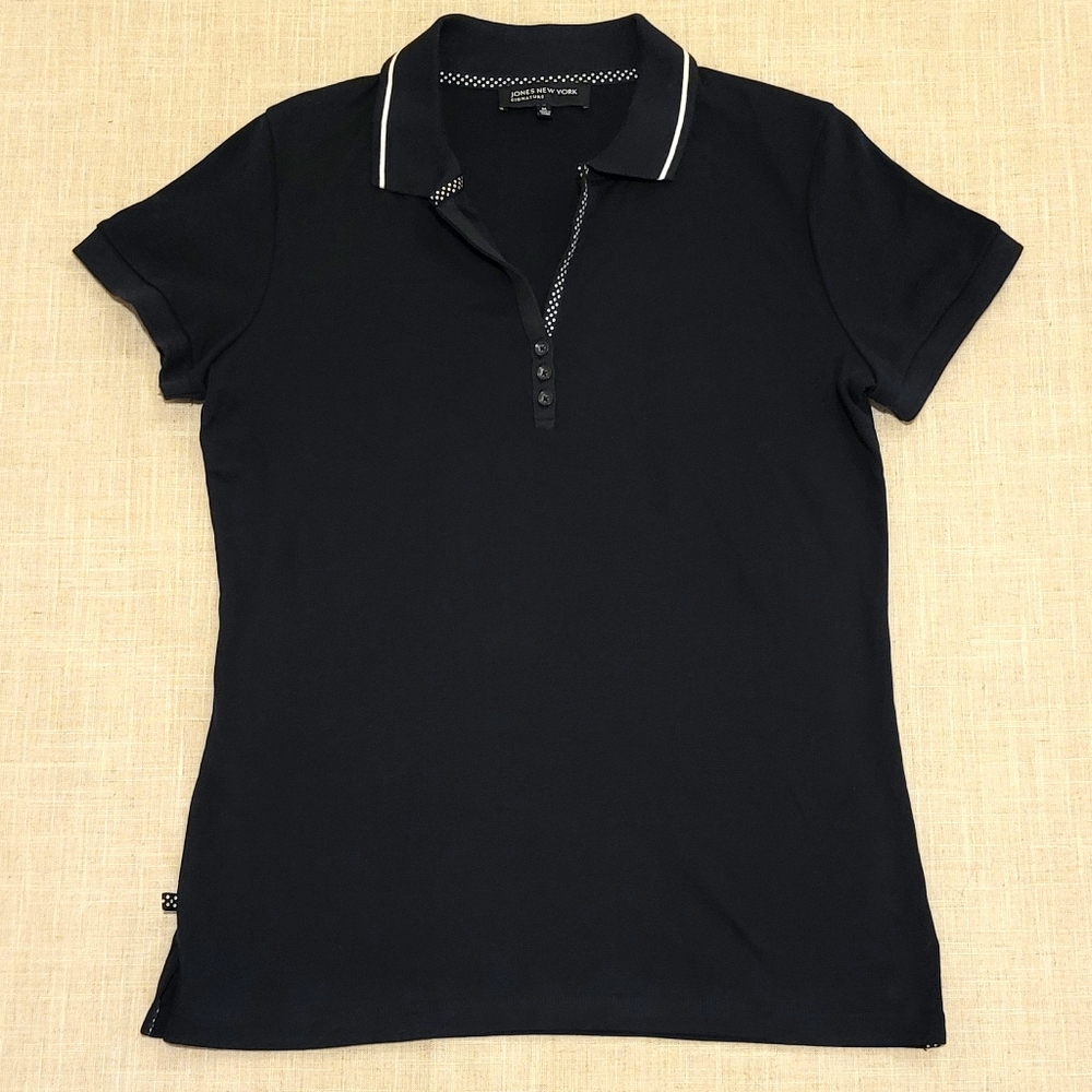 Jones New York Signature Short-Sleeve Polo Shirt